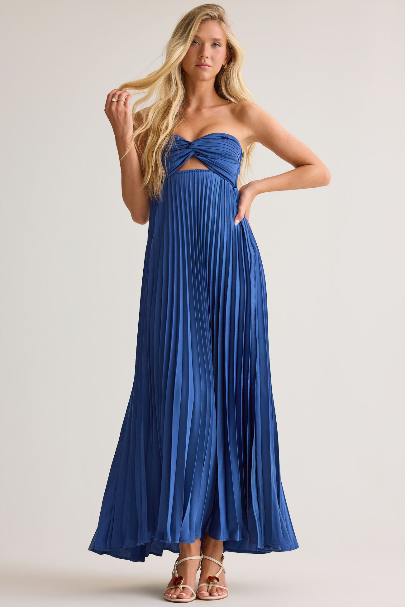 Nellie Satin Maxi Dress