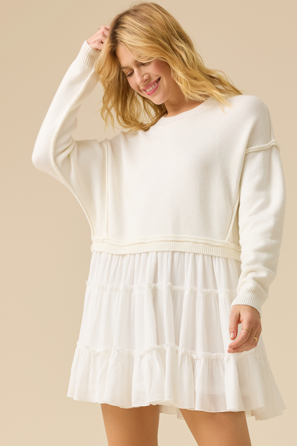 Adelaide Sweater Dress - Altar'd State