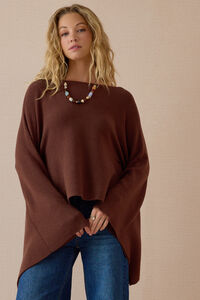 Delaney Knit Poncho Detail 2 - Altar'd State