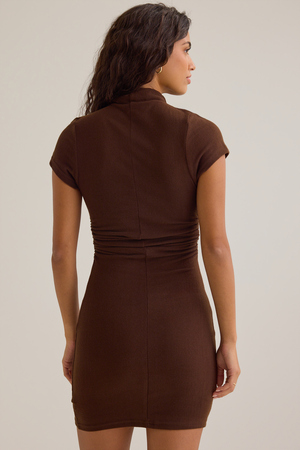 Taylor High Neck Mini Dress - Altar'd State - 