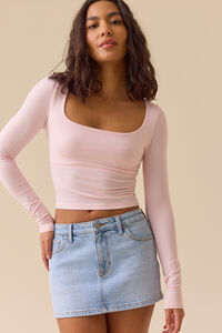 Norma Rhinestone Mini Skirt Detail 4 - Altar'd State