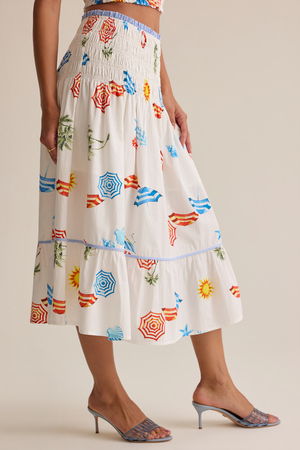 Summer Smocked Skirt - Altar'd State - 
