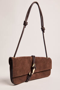 Espresso Slanted Shoulder Hook Bag Detail 2 - Altar'd State