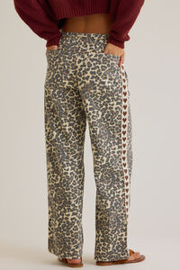 Meredith Cheetah Heart Pants Detail 4 - Altar'd State