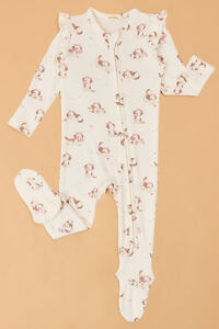Poppy Puppy Explorer Footie Detail 2 - Altar'd State