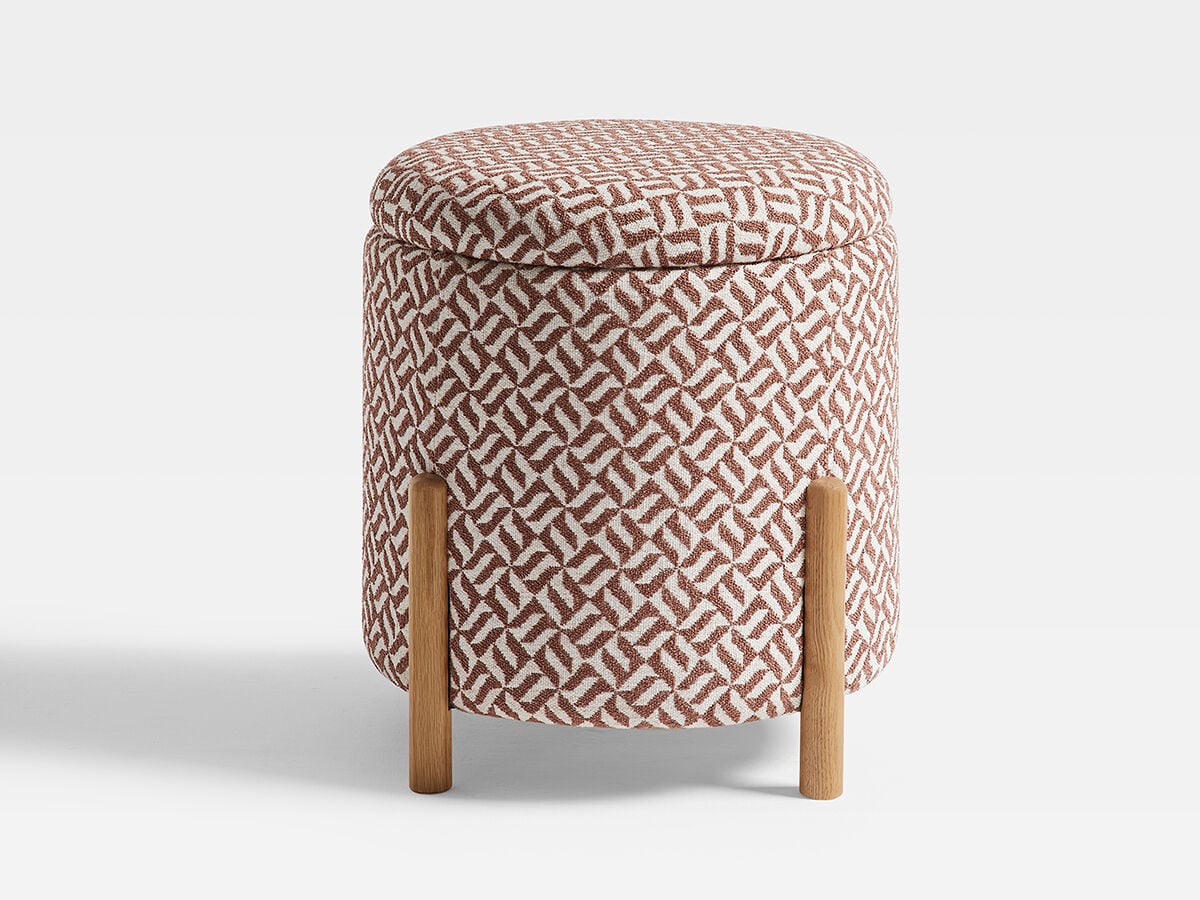 Millie Upholstered Storage Stool Detail 3 - Altar'd State