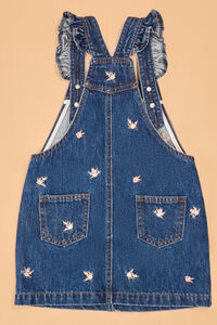 Phoebe Embroidered Overall Toddler Dress Detail 5 - Altar'd State