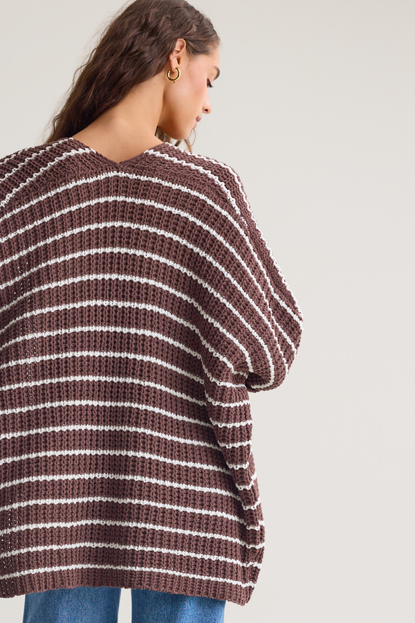 Georgie Chenille Slouch Cardigan Detail 5 - Altar'd State