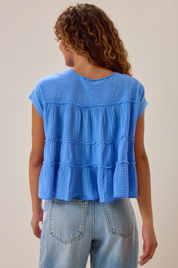 Mara Tiered Babydoll Top Detail 4 - Altar'd State
