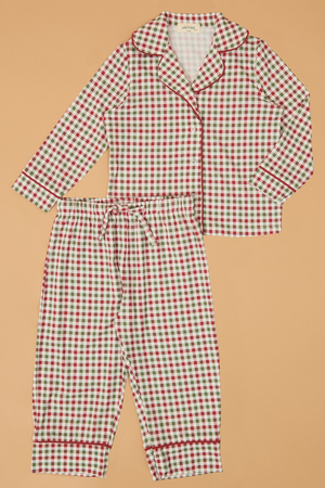 Holiday Cheer Gingham Pajama Set - Altar'd State - 
