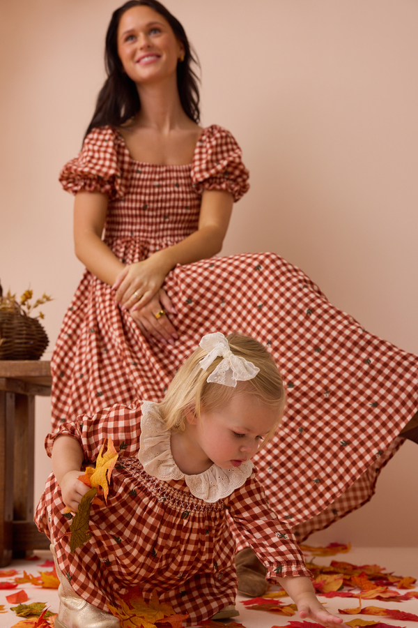 Clementine Gingham Mama Dress - Altar'd State