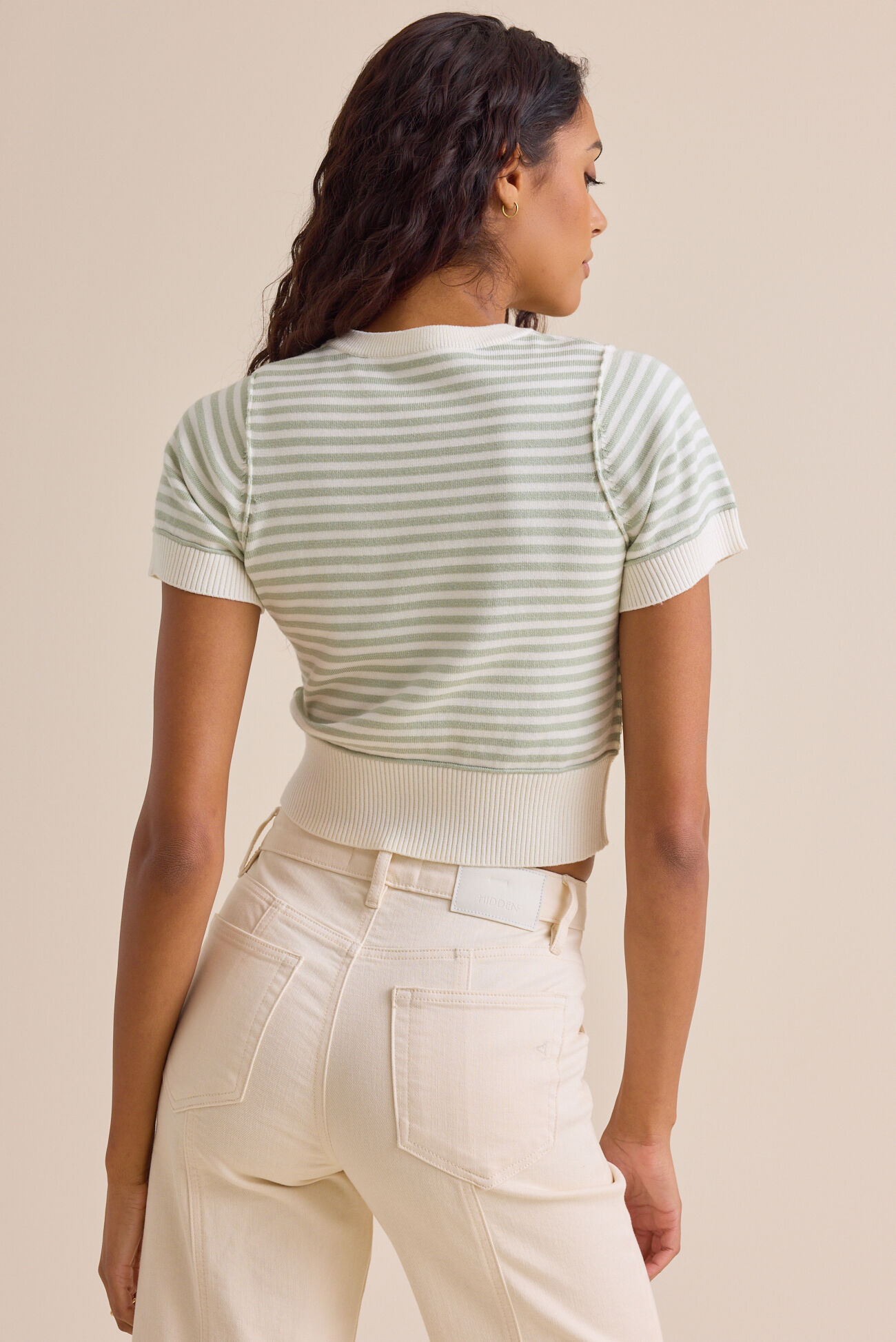 Aliyah Striped Knit Top