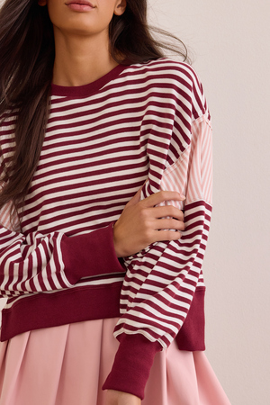 Varsity Stripe Long Sleeve - Altar'd State - 