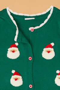 Santa Scallop Cardigan Detail 2 - Altar'd State