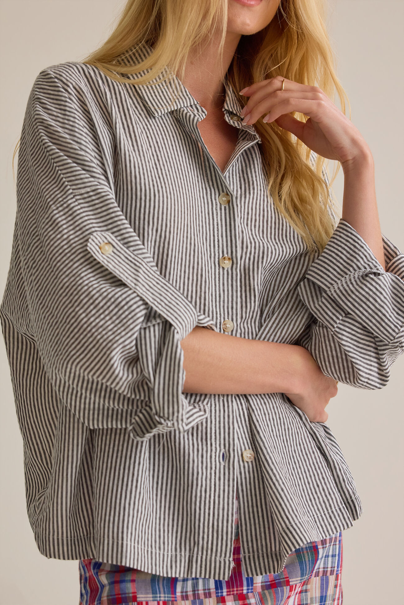 Lillian Button Up Top
