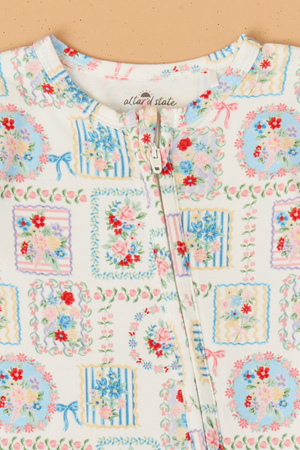 Finley Floral Patchwork Footie - Altar'd State - 