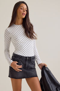 Lexi Polka Dot Top Detail 3 - Altar'd State