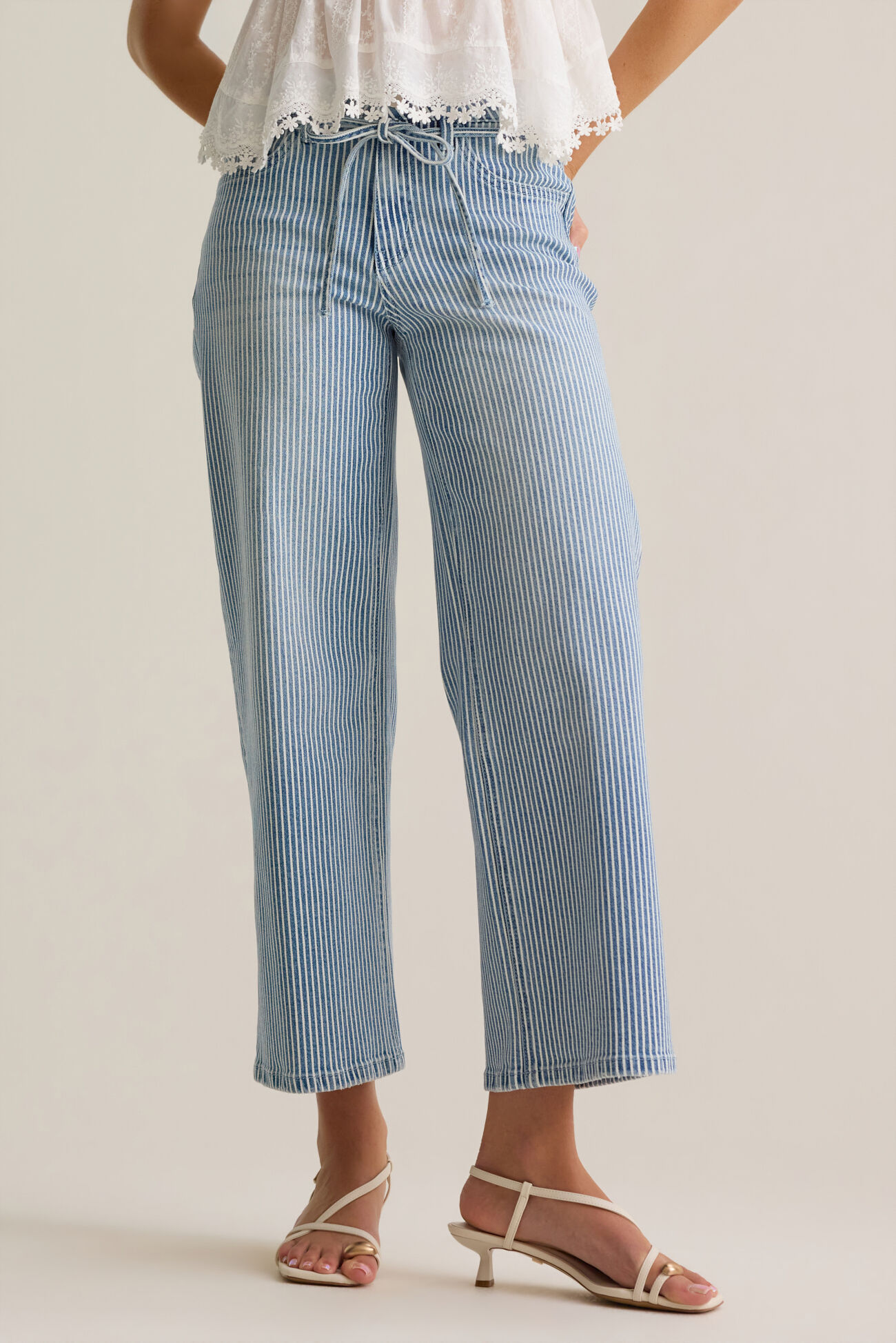 Peyton Stripe Denim Pant