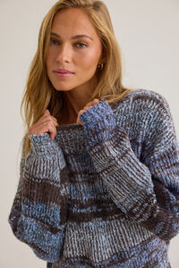 Heidi Striped Pullover Sweater Detail 4 - Altar'd State