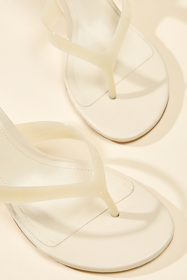 Schutz Rosyln Jelly Thong Sandal Detail 2 - Altar'd State
