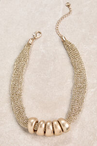 Harlow Mesh Statement Necklace Detail 2 - Altar'd State