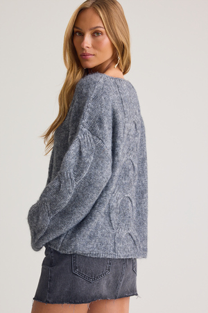 Spencer Cable Knit Sweater - Altar'd State - 