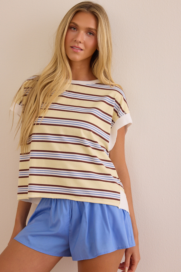 Sprint Stripe Tee - Altar'd State