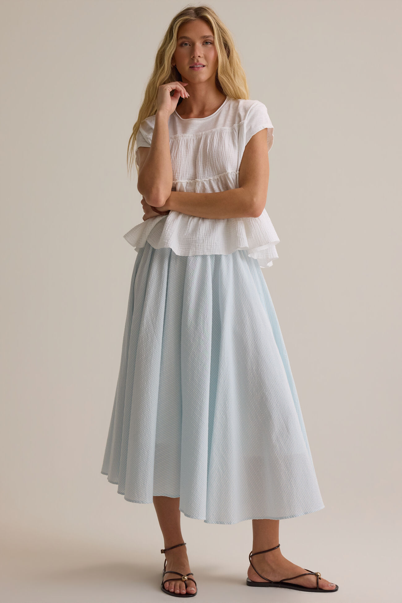 Mara Tiered Babydoll Top