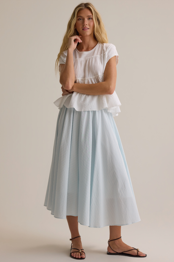 Mara Tiered Babydoll Top Detail 2 - Altar'd State