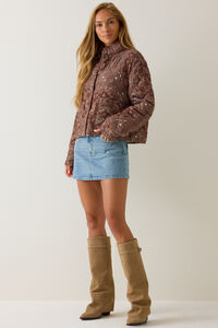 Cece Bandana Quilted Jacket Detail 3 - Altar'd State