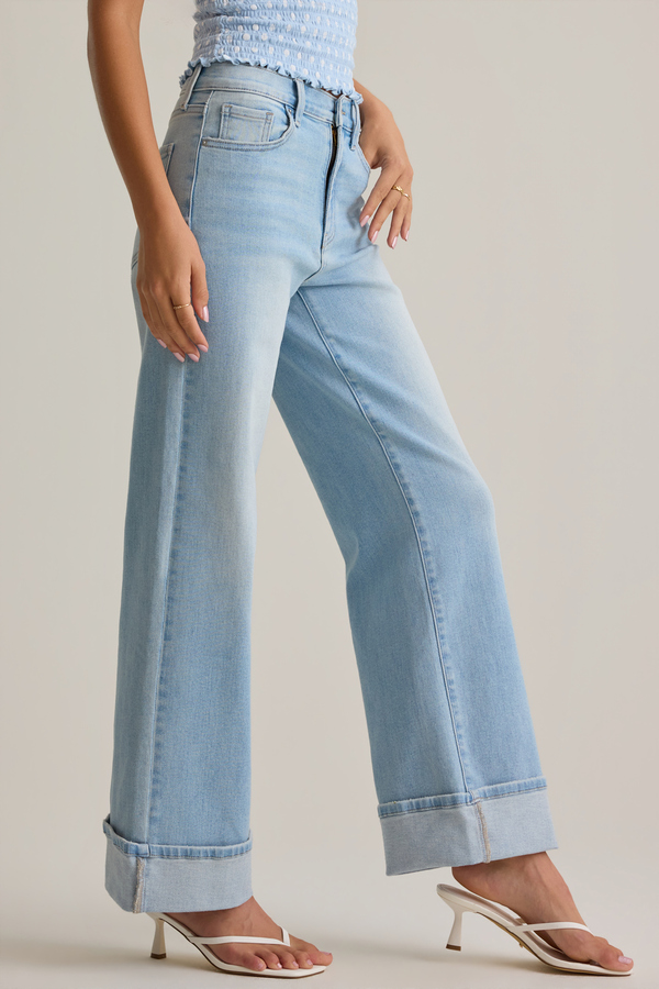 Madeline Cuff Jeans Detail 3 - Altar'd State