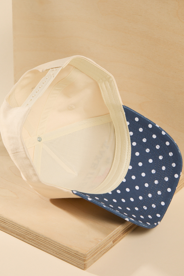 Take It Easy Polka Dot Trucker Hat Detail 3 - Altar'd State