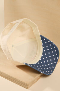 Take It Easy Polka Dot Trucker Hat Detail 3 - Altar'd State