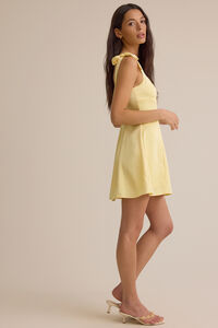 Posie Satin Mini Dress Detail 4 - Altar'd State