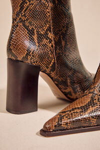 Raffaela Snakeskin Boot by Schutz Detail 4 - Altar'd State