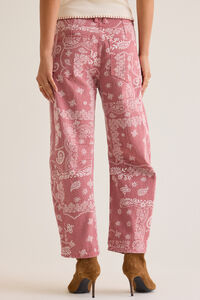 Kerstin High Rise Bandana Barrel Pants Detail 5 - Altar'd State