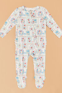 Finley Floral Patchwork Footie - Altar'd State