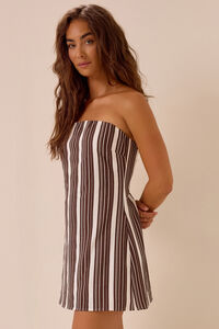 Selene Strapless Mini Dress Detail 4 - Altar'd State