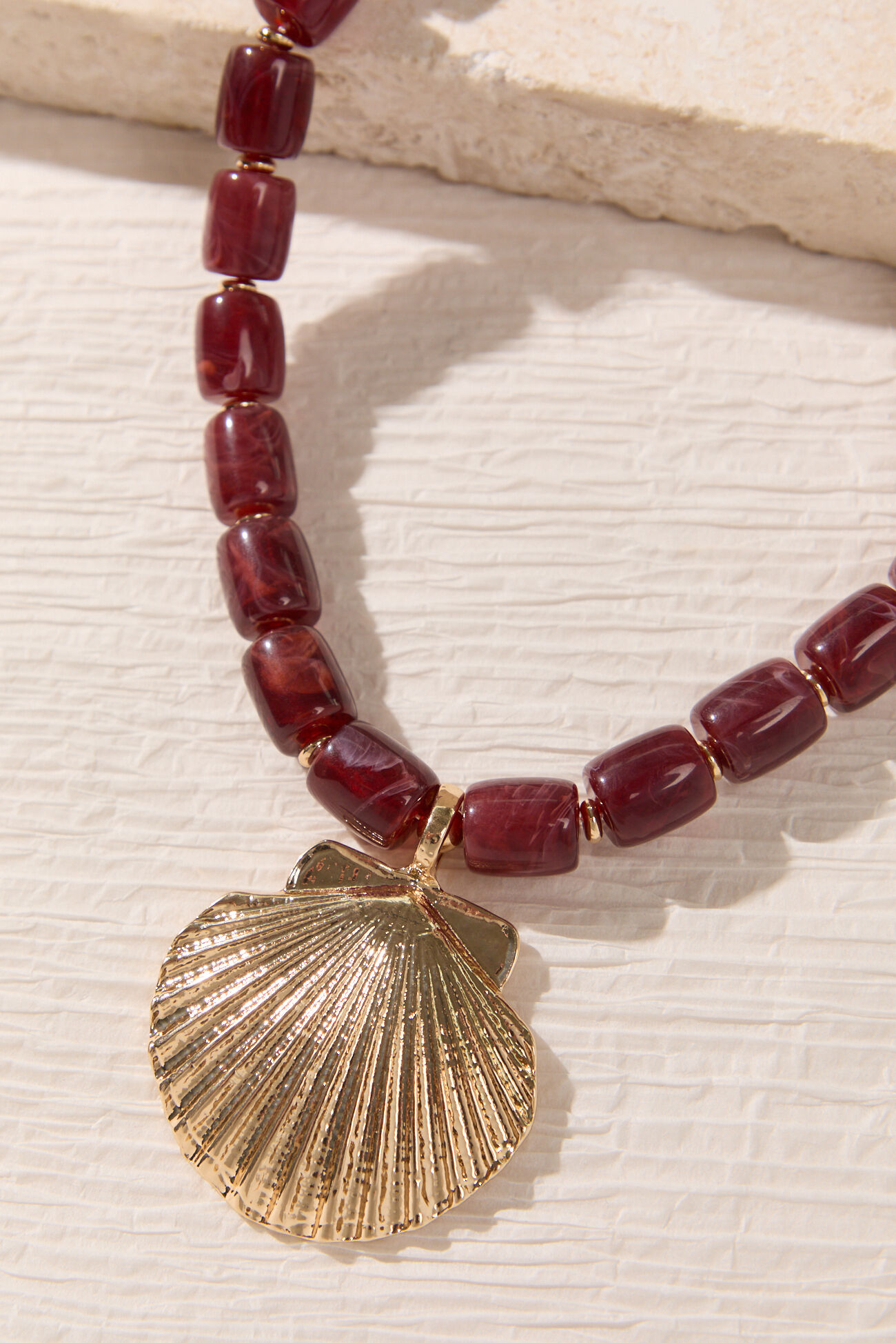 Golden Coast Beaded Necklace
