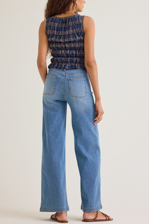 Prestyn High Rise Straight Leg Jeans - Altar'd State - 