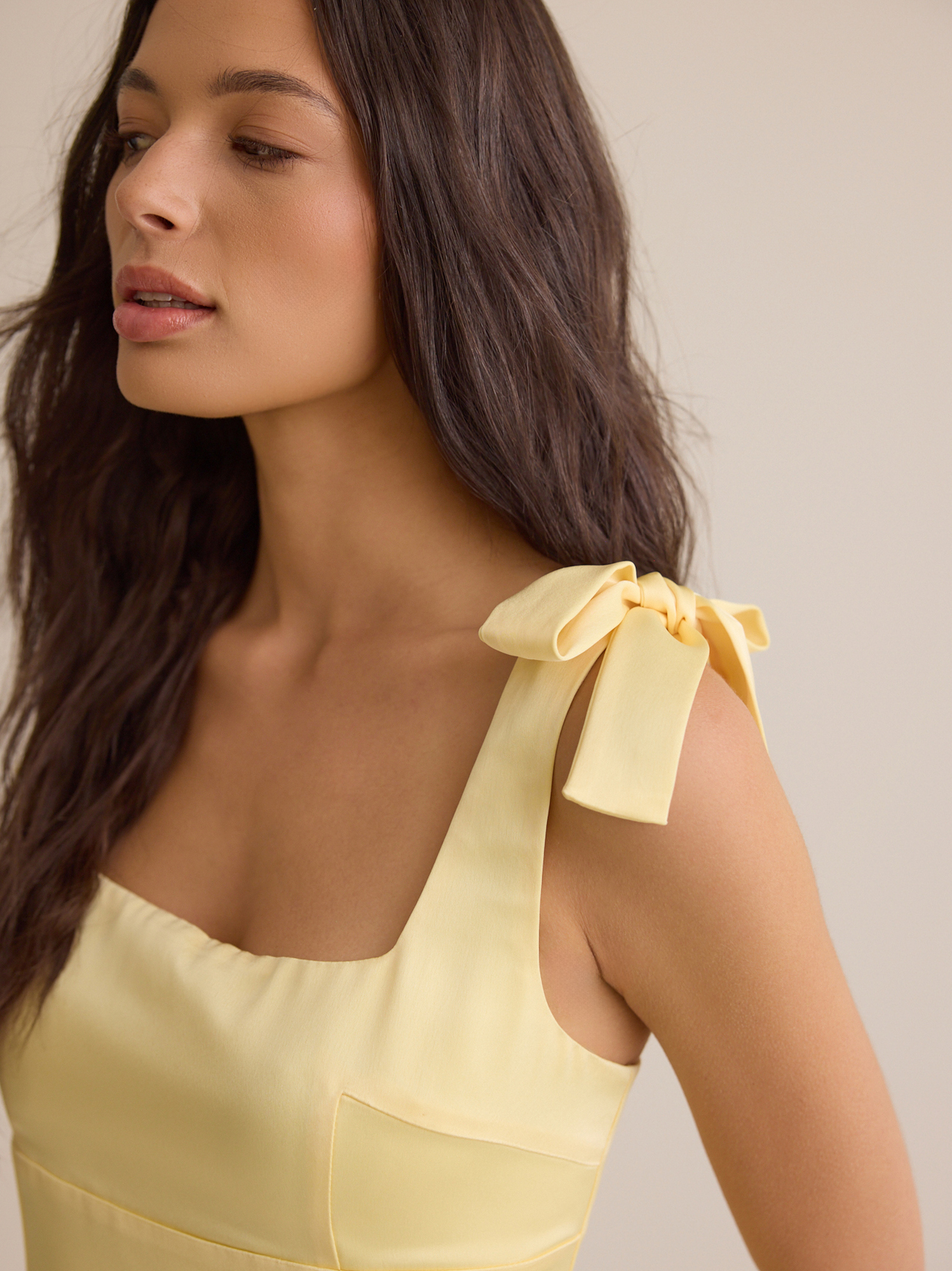 ruffle hem mini dress same Ivory Sleeveless Ruffle Hem Drop Waist Mini Dress