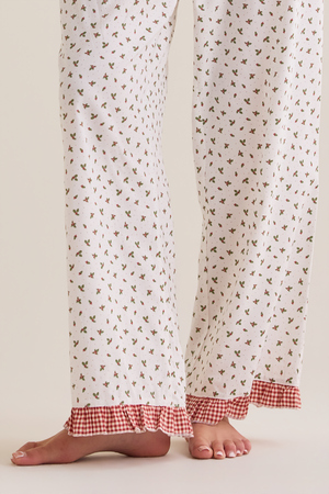 Darleen Holly Gingham Mama Pj Set - Altar'd State - 