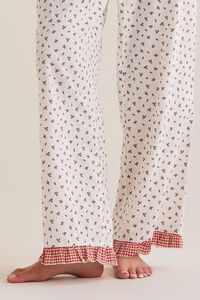 Darleen Holly Gingham Mama Pj Set Detail 3 - Altar'd State