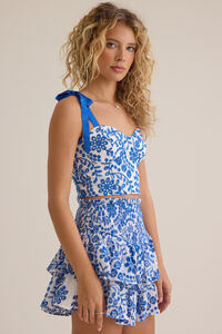 Winslow Embroidered Crop Tank Detail 4 - Altar'd State