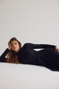 Maura Turtleneck Sweater Dress Detail 3 - Altar'd State
