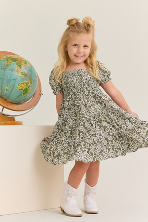 Ashley Floral Toddler Dress - Altar'd State - 