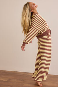 Flow Stripe Boat Neck Pullover Detail 4 - Altar'd State