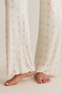 Lillianna Seashell Lounge Bottoms Detail 4 - Altar'd State