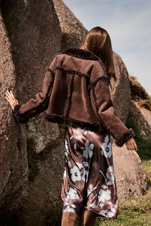 Bristol Faux Suede Jacket - Altar'd State - 