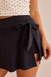 Halftime Wrap Tie Skort Detail 2 - Altar'd State